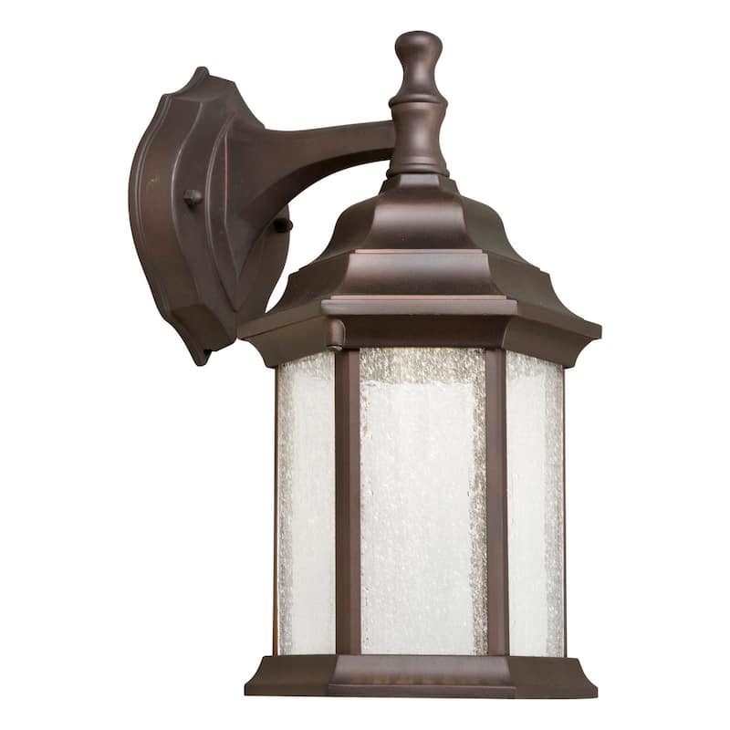 Forte Lighting Single Light 12" Tall LED Outdoor Wall Sconce