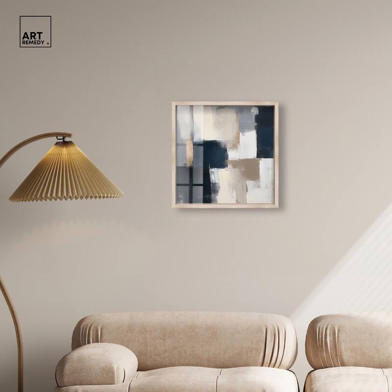 Blue Mood Depth III Shadowbox by Art Remedy