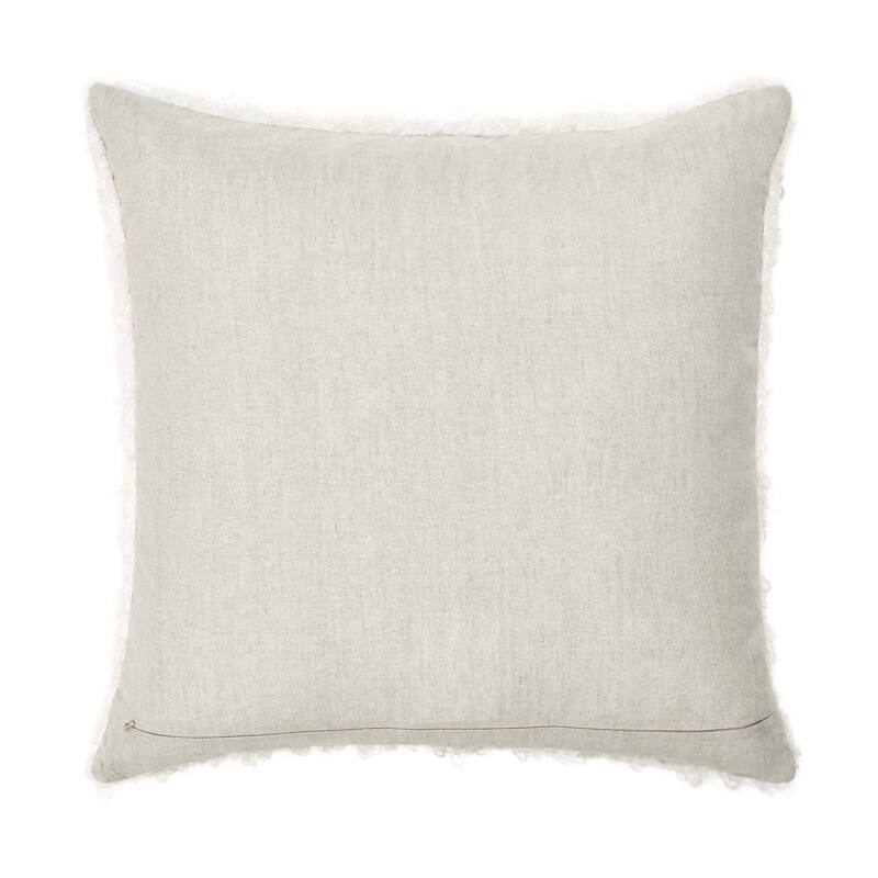 Villa by Classic Home Carters Ivory Throw Pillow