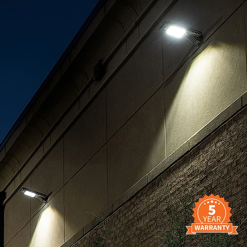 Solar 2-in-1 Outdoor Motion Sensor Security Flood Light w/ Timer