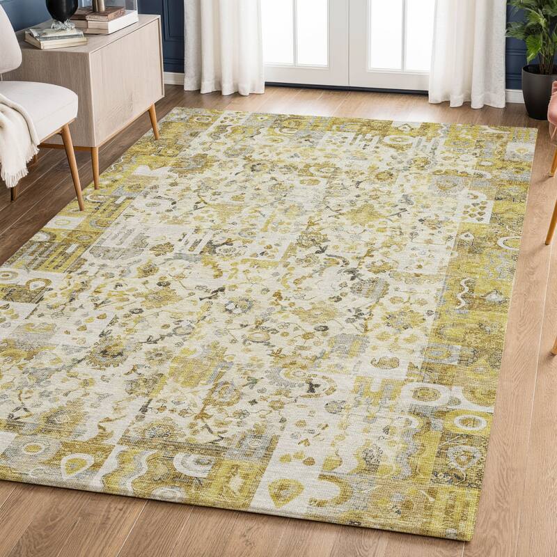 Premium Washable Super Soft Traditional Global Mayfield Rug