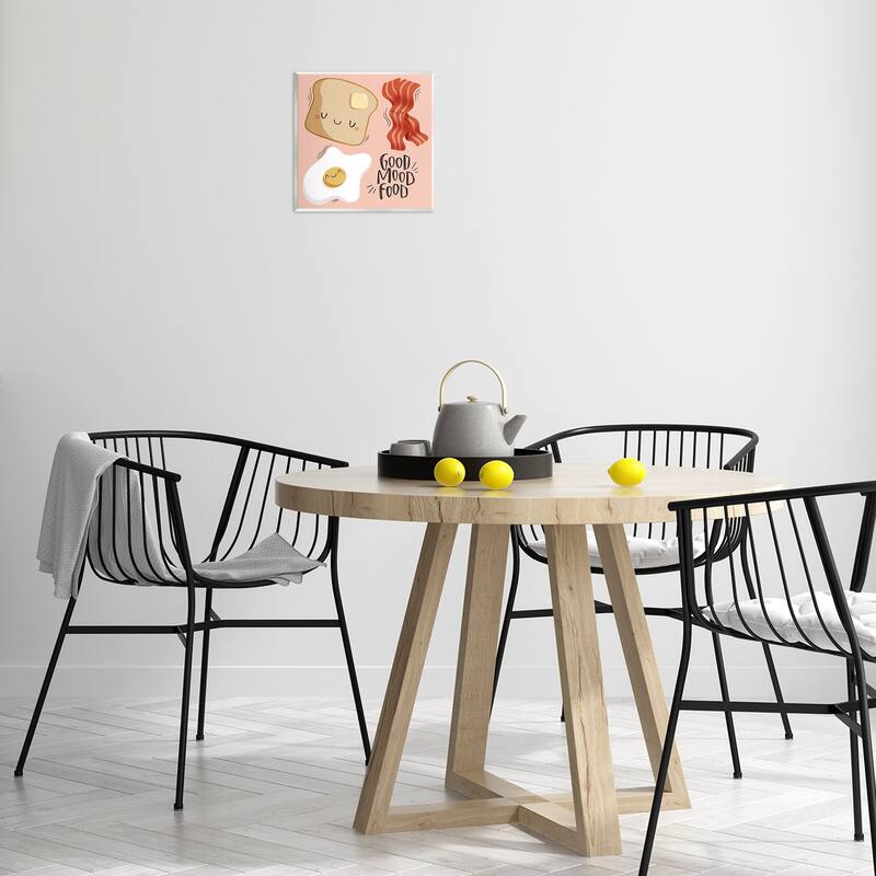 Stupell Good Mood Food Breakfast Wall Plaque Art Design By Sarah Hickman