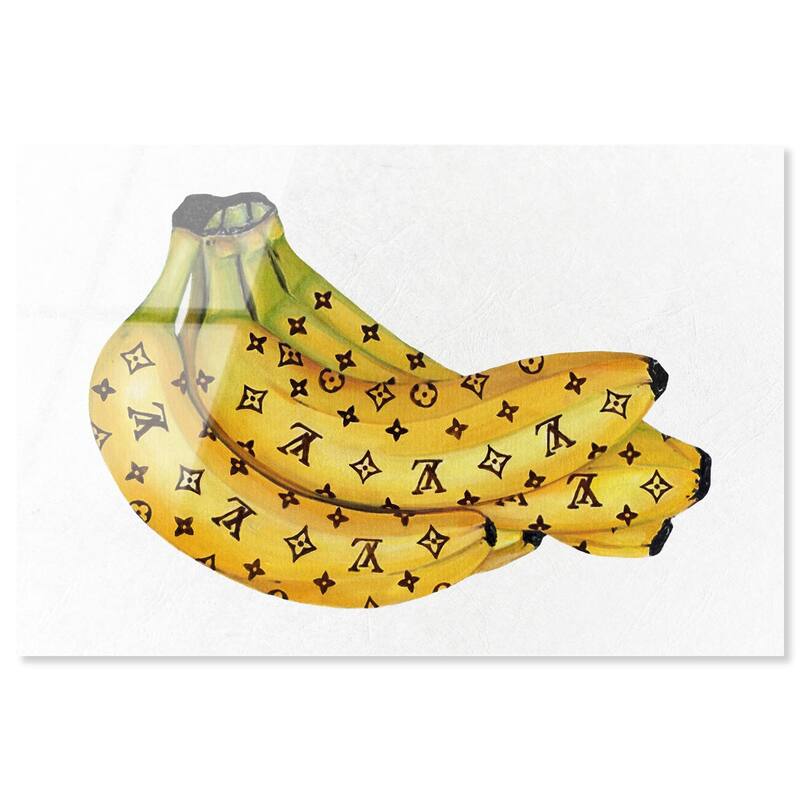 Fashion Bananas III Acrylic by Art Remedy, Ready to Hang - 45" x 30"