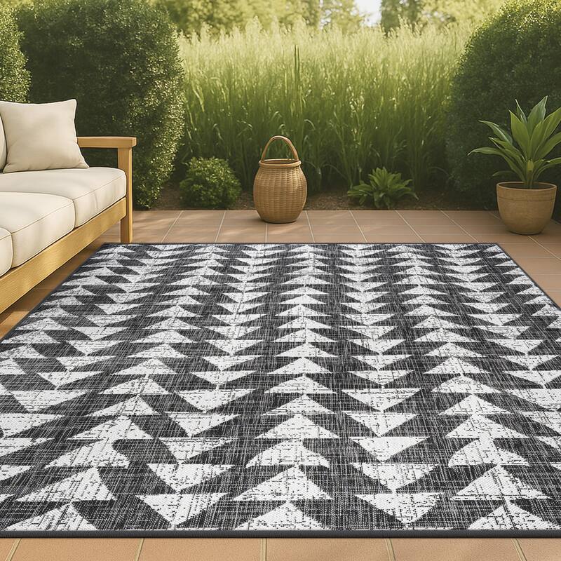JONATHAN Y Marokko Modern Tribal Geometric Indoor/Outdoor Area Rug