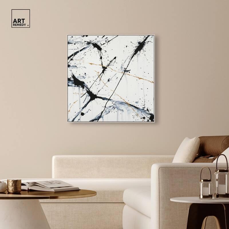 Splintered Impact I Canvas by Art Remedy