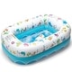 preview thumbnail 1 of 3, Mommy's Helper Under the Sea Inflatable Tub - Blue