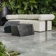 preview thumbnail 7 of 16, Uttermost Bolster Back White Armless Outdoor Sofa