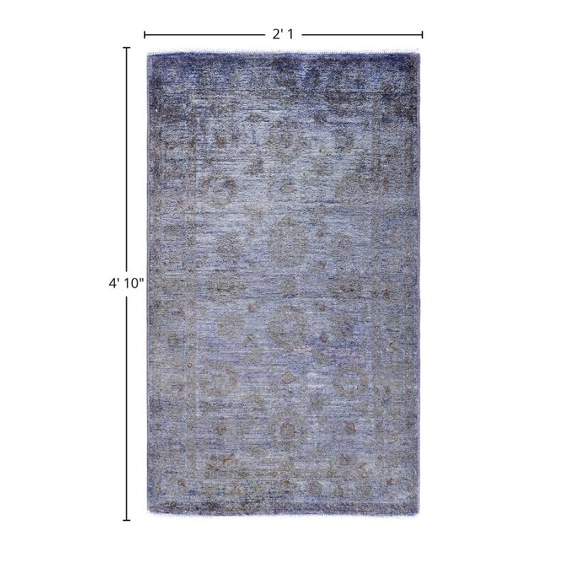 Vibrance One-of-a-Kind Hand-Knotted Area Rug - Beige, 2' 10" x 4' 10" - 2' 10" x 4' 10"