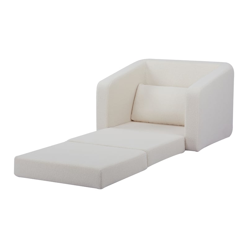 Pala Sherpa Convertible Sleeper Arm Chair Bed