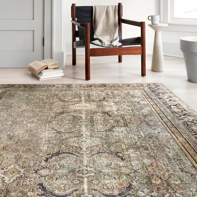 Alexander Home Isabelle Traditional Printed Area Rug