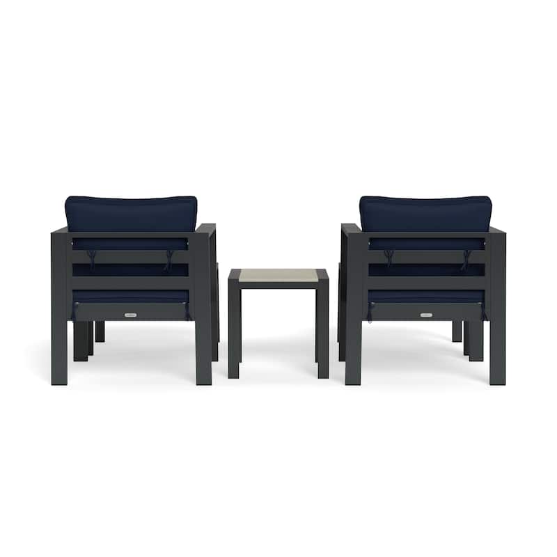 Lakeview Aluminum Outdoor Bistro Seating Set (5-Piece)