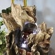 preview thumbnail 5 of 11, Sunnydaze Cascading Caves Waterfall Water Tabletop Fountain with LED - 14-Inch - 14-In