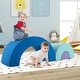 preview thumbnail 4 of 8, Costway Rainbow Arc Climber Playset Foam Climbing Blocks with Machine - Multicolor - See Details