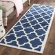 preview thumbnail 71 of 127, SAFAVIEH Amherst Erma Modern Rug 2'3" x 11' Runner - Navy/Beige - Runner