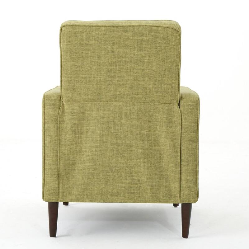 Mid-Century Modern Fabric Recliner Chair with Birch Legs by Christopher Knight Home