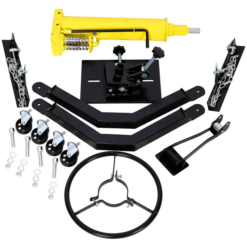 Transmission Jack High Lift 1660 Lbs Telescopic 2 Stage Hydraulic Ram Transmission Floor Jack 360° Swivel Wheel Lifting