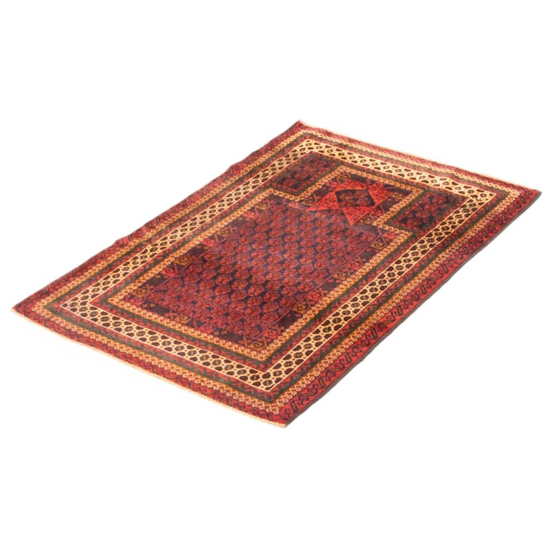 Teimani Burgundy Rug 2'10" x 5'6" - 2'10 x 5'6