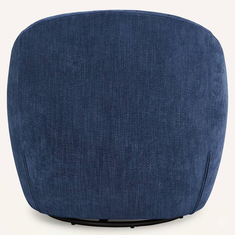 360° Swivel Chenille Upholstered Barrel Accent Chair Armchair - 30.3"W x 28.7"D x 29.5"H