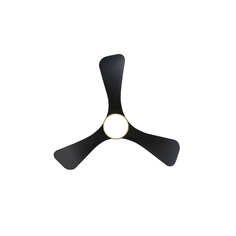 MLiAN 42 inch 3 ABS Blades Smart LED Ceiling Fan with Remote... - 42"
