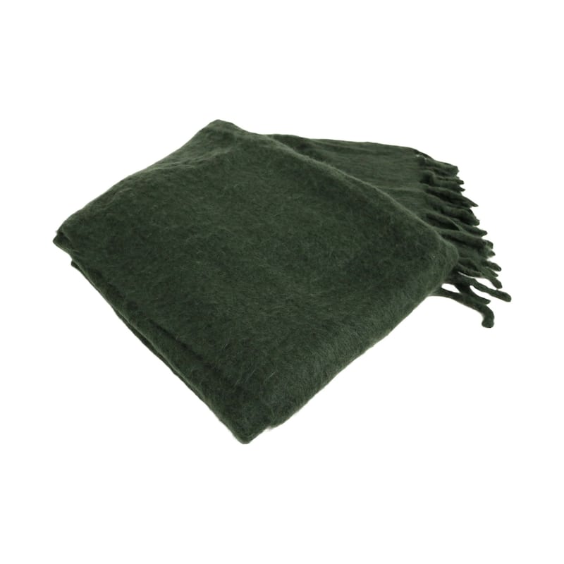 Handcrafted 100% Wool Throw Blanket