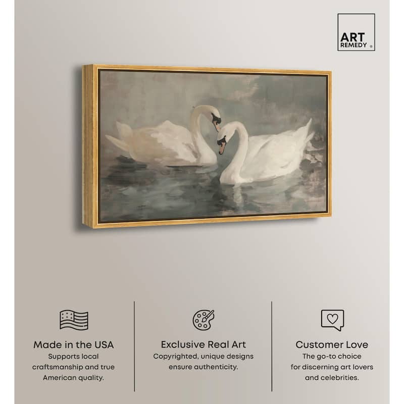 Ivory Idyllic Canvas by Art Remedy
