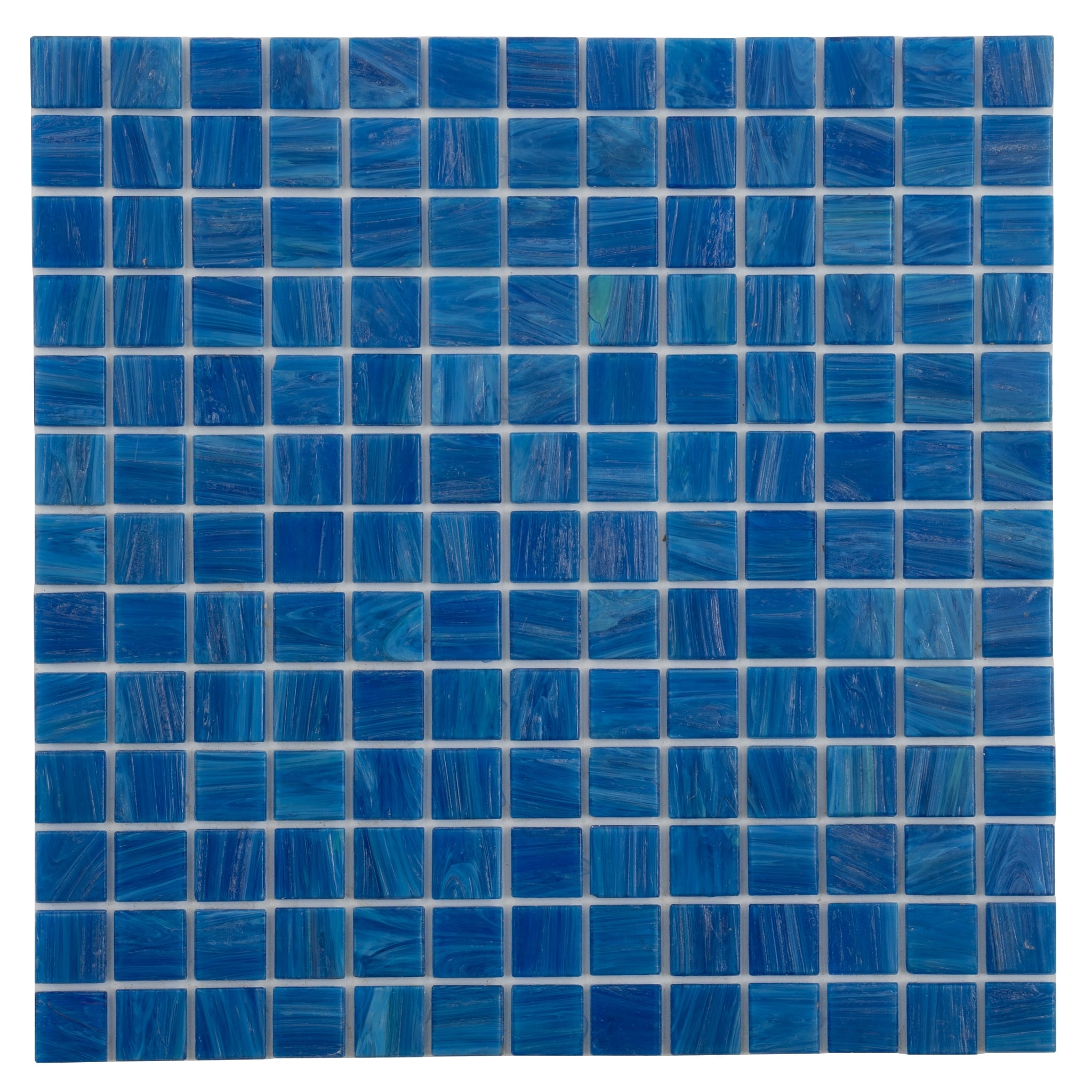 Apollo tile 12" x 12" Celestial Glossy Trypan Blue Glass Tile (20 sq ft/case) - 20 Pack
