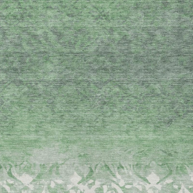 HomeRoots Damask Transitional Rectangle Outdoor Rug