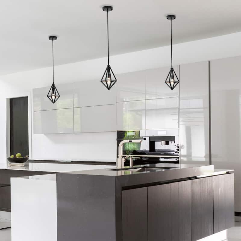 Tomo 8 Inch Matte Black Single Light Pendant
