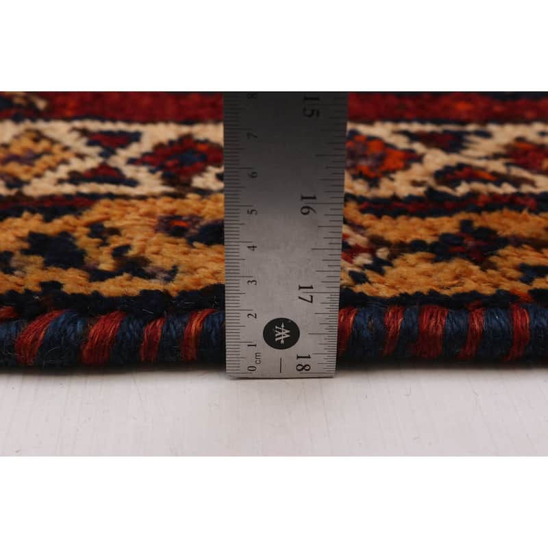 ECARPETGALLERY Hand-knotted Melis Vintage Red Wool Rug - 4'6 x 11'10