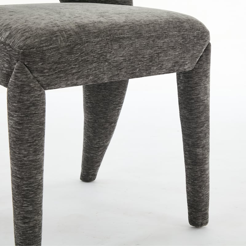 Metal Legs Dining Chair,Cushion Is Comfortable,Design Is Simple