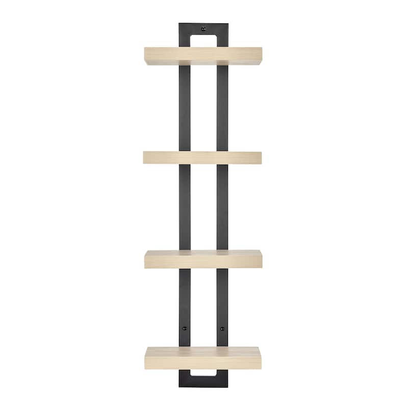 Danya B. 4-Tier Ladder Bracket Floating Wall Shelves