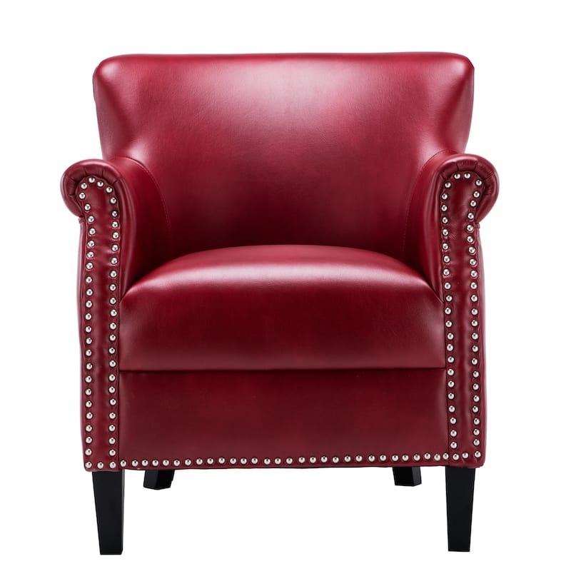 Hendrick Faux Leather Club Chair by Greyson Living