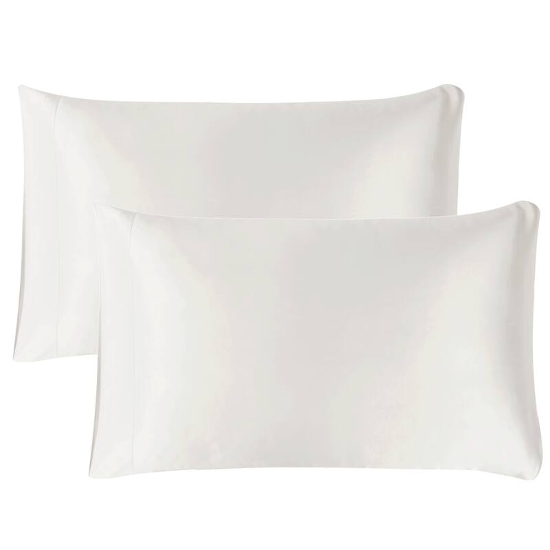 mend Satin Beauty Pillowcase - Set of 2 - White - King