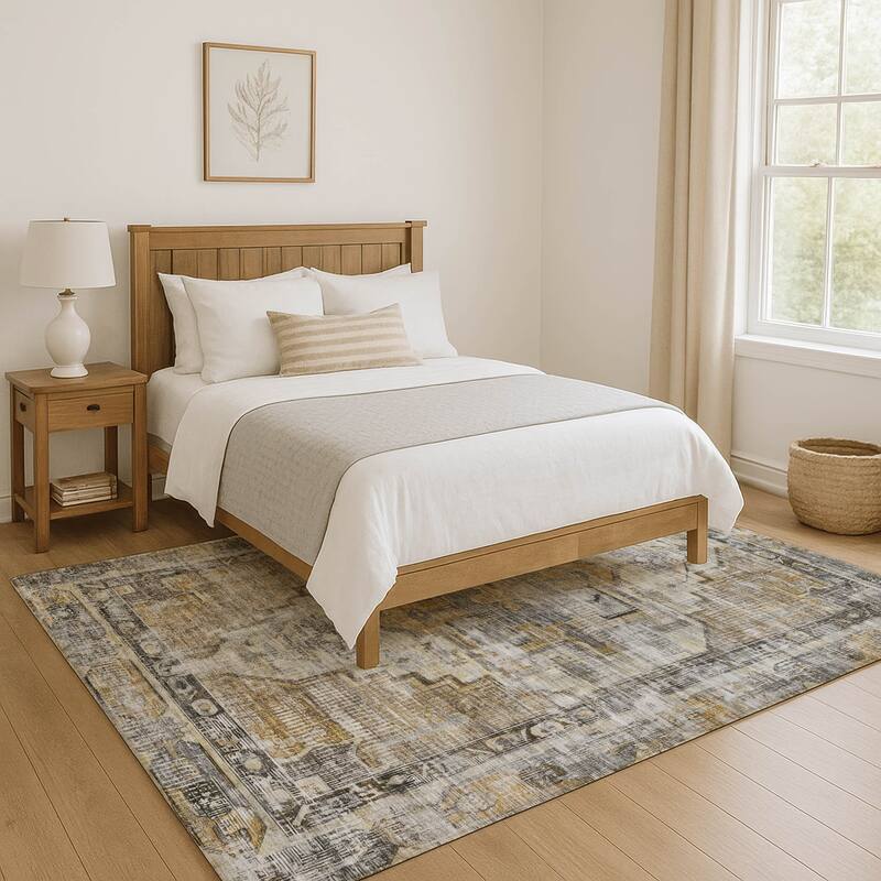 Premium Washable Super Soft Vintage Traditional Mayfield Rug