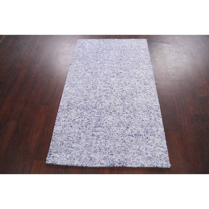 Modern Gabbeh Oriental Kitchen Area Rug Wool Handmade Carpet - 2'11" x 5'0"