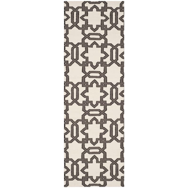 SAFAVIEH Handmade Flatweave Dhurries Hilpa Modern Moroccan Wool Rug