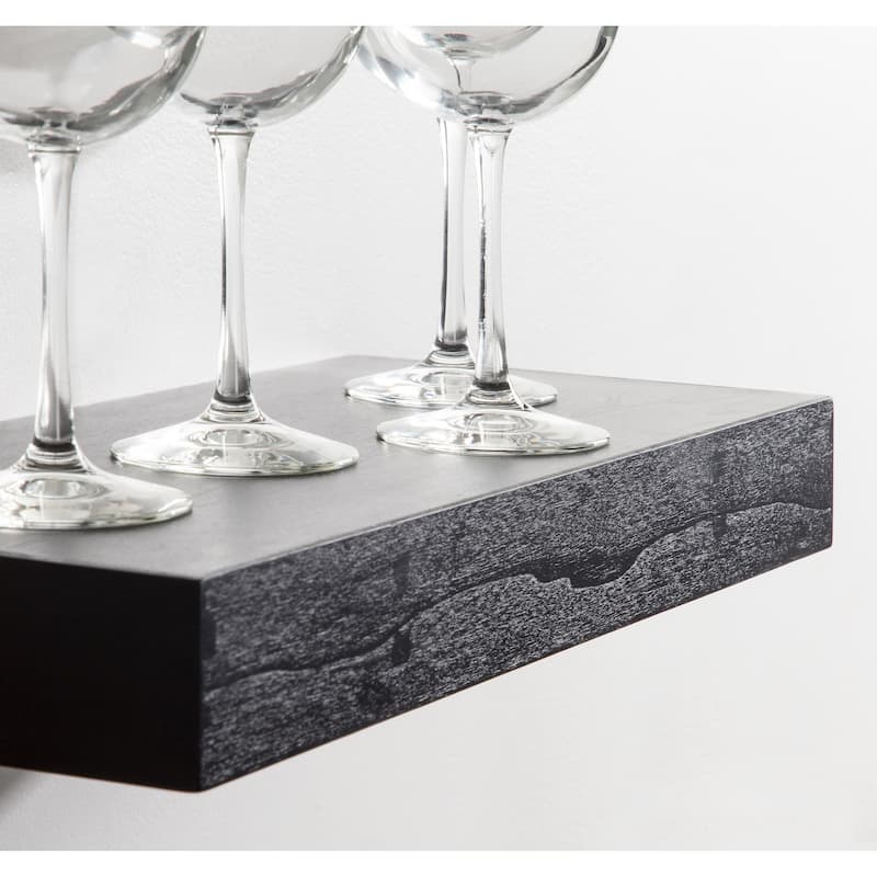Kate and Laurel Havlock Wood Shelf Set