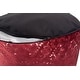 preview thumbnail 4 of 3, Allan Andrews Round Foot Pouf Pasini Ruby