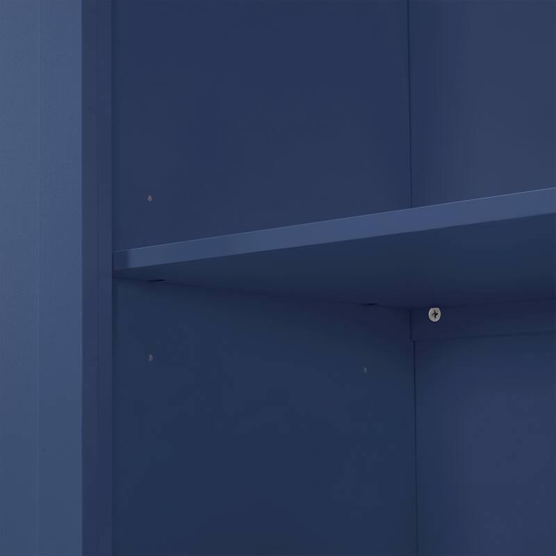 Traditional 63" Buffet Hutch Kitchen Pantry Cabinet with Drawers, Doors, and Adjustable Shelves for Dining Room or Storage