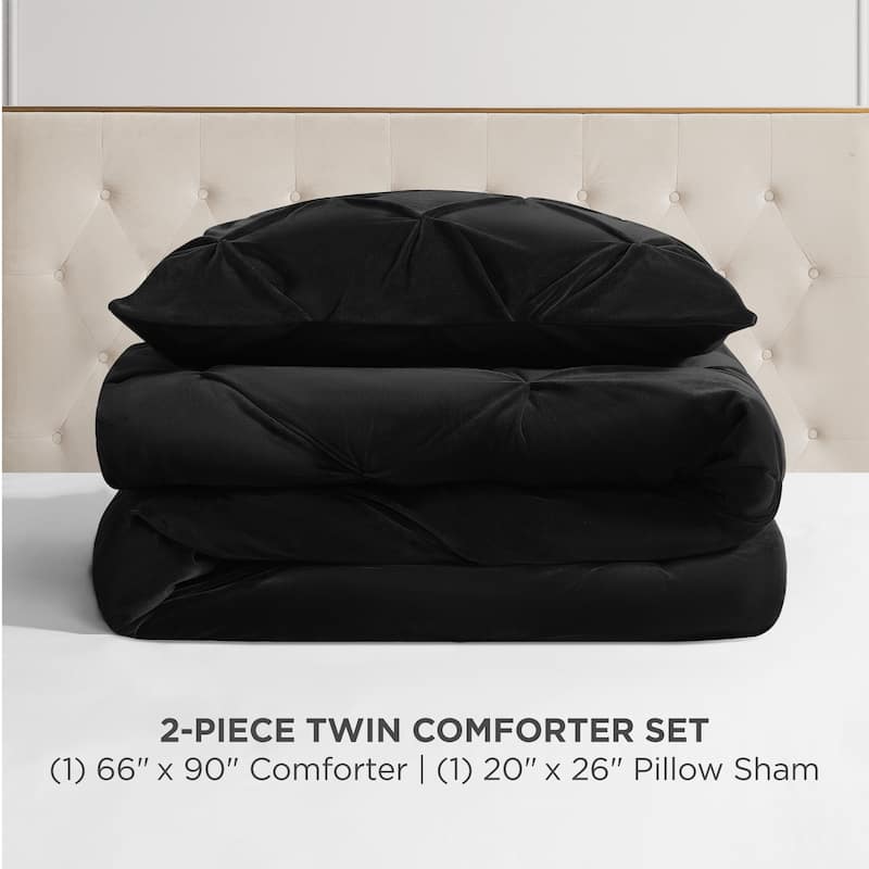Juicy Couture Kiss Pleat Plush Comforter Sets