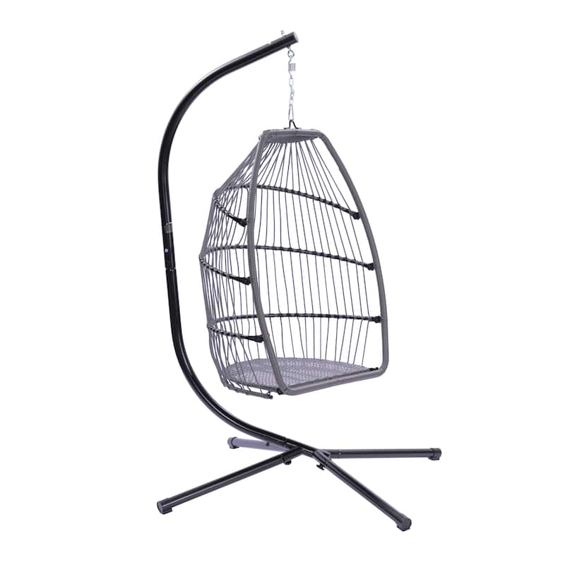 Mondern Outdoor Rattan Swing hammock Egg Chair Bed Bath & Beyond