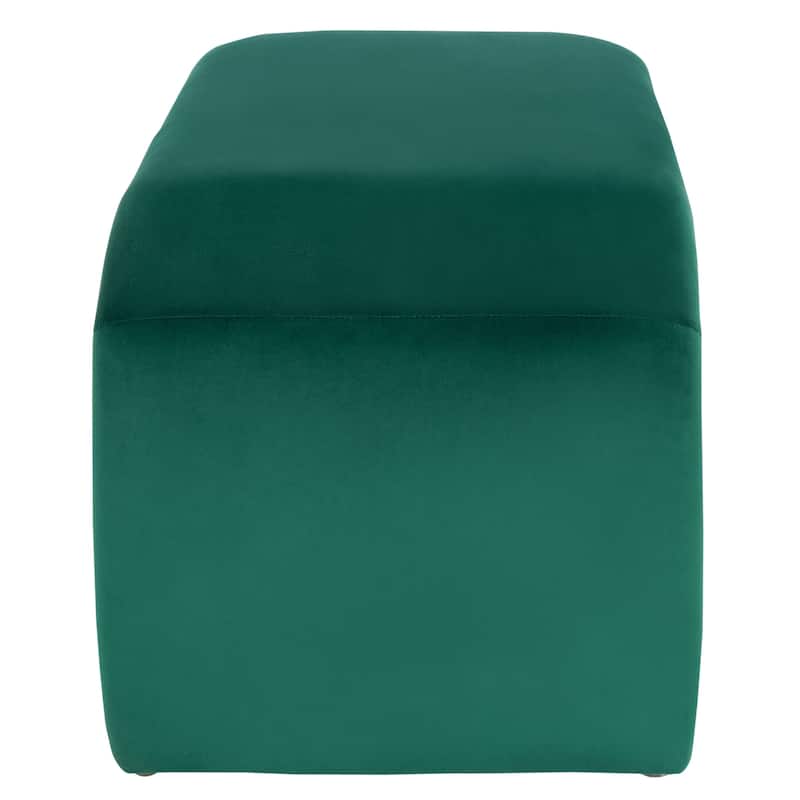 SAFAVIEH Margarett Modern Minimalist Glam Bench - 45" W x 18" D x 19" H - 45"W x 18"D x 19"H