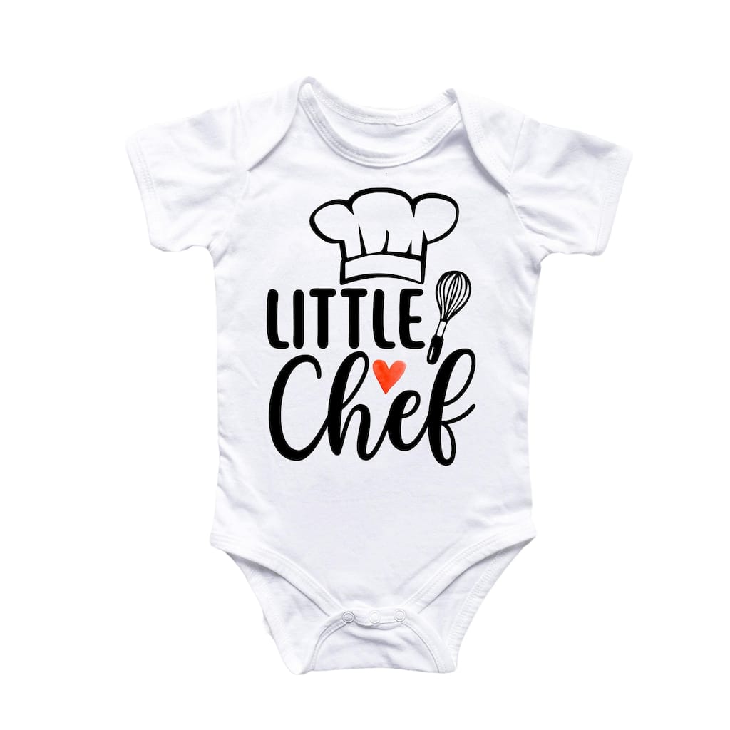Little Chef - Baby Boy Girl Clothes Infant Bodysuit Funny Cute Newborn