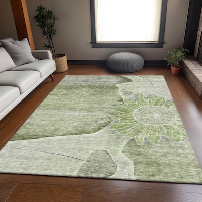 Premium Washable Super Soft Chic Floral Mayfield Rug