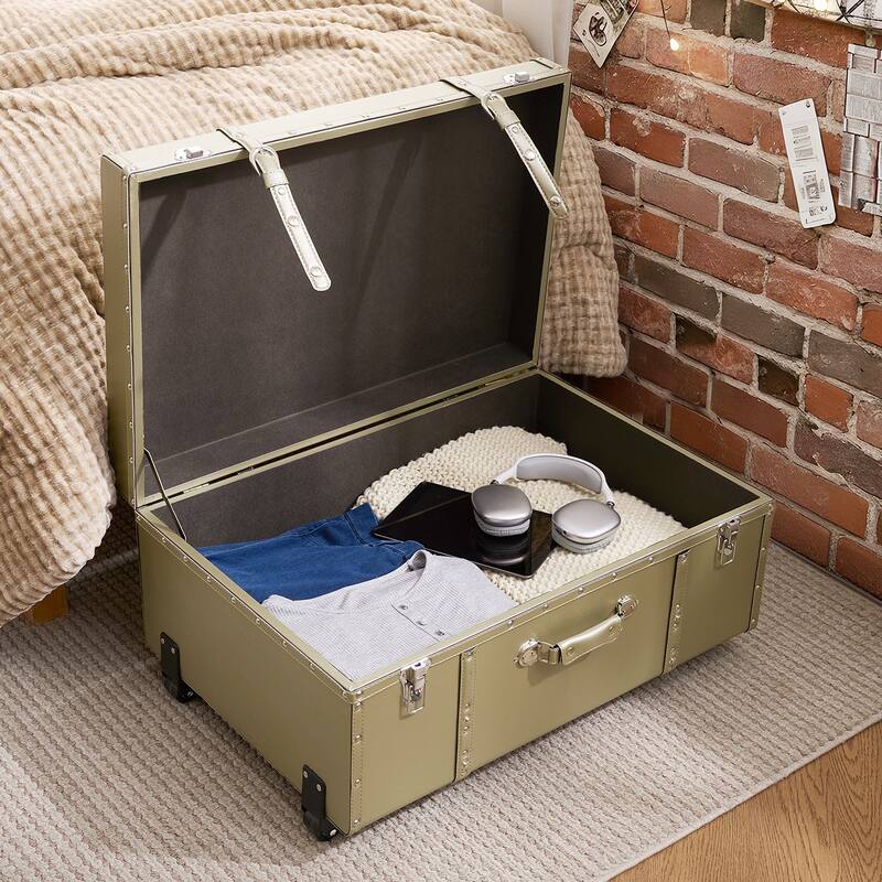 Texture® Brand Trunk - Glitter Gold by DormCo