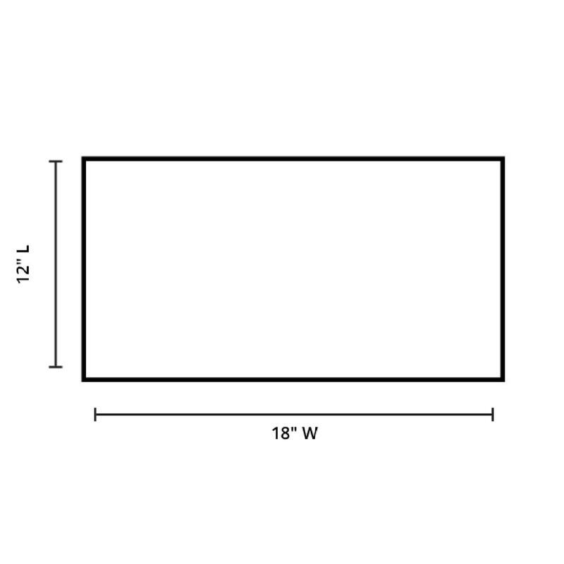Plastic Placemat (Cool Gray) - Set of 12