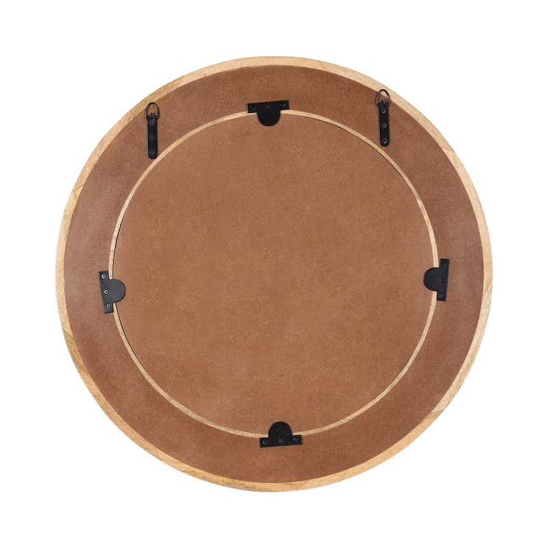 Kate and Laurel Yahna Round Wall Mirror