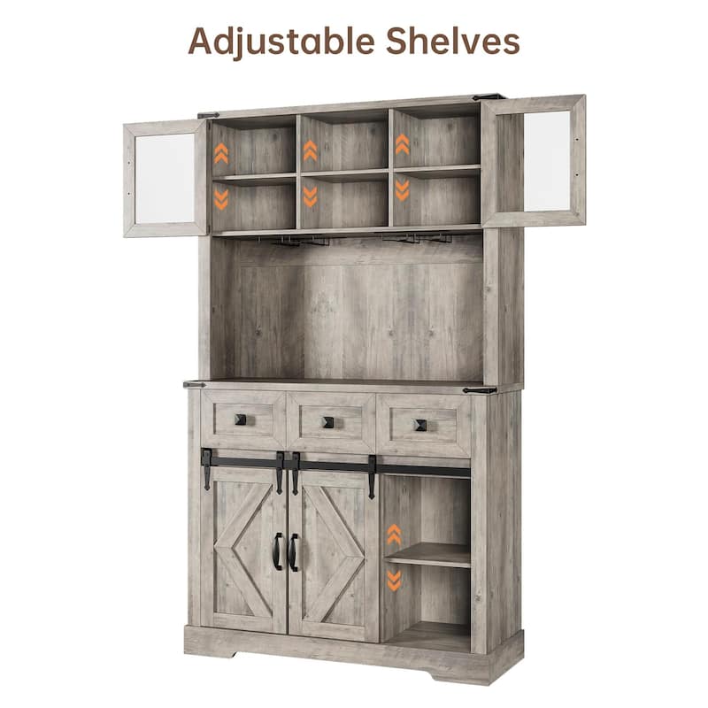 Farmhouse Buffet Cabinet with Storage