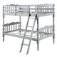 preview thumbnail 23 of 25, Classic Rectangular Design Twin over Twin Bunk Bed