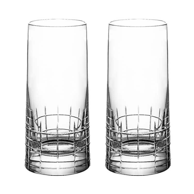 Christofle Graphik Highballs Glasses - Set of 2